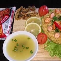 Indomie Crispy Salmon Saus Lemon